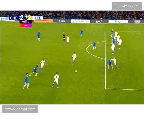 切尔西高位防线被反击打穿,戈登轻松推射空门暴露防守转换漏洞